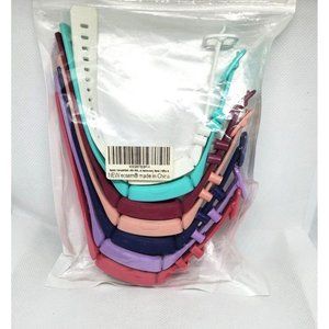 Multicolored 7 Pack Fitbit Accessory Band Bundle